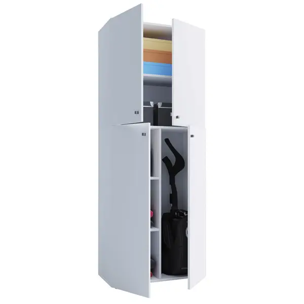 Dulap Multifuncțional, 70/182/37 cm, alb