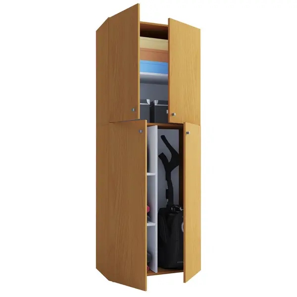 Dulap Multifuncțional, 70/182/37 cm, culoare lemn fag
