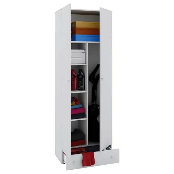 Dulap Multifuncțional, 70/198/39 cm, alb