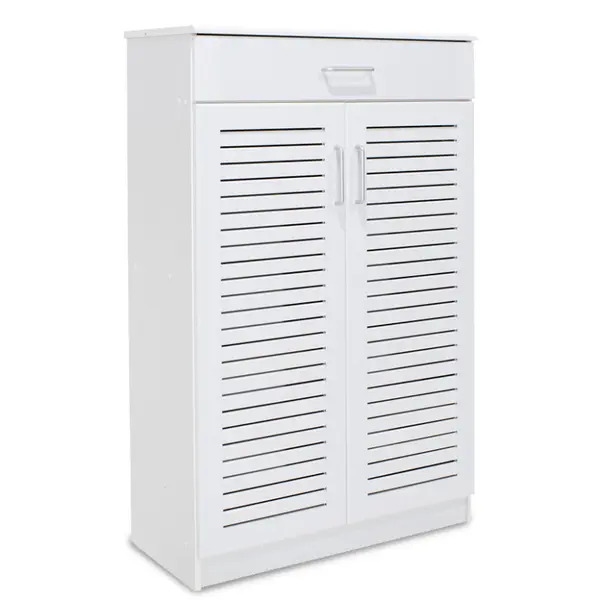 Dulap Pantofi Sante 20 Perechi Alb 80x37x123 cm