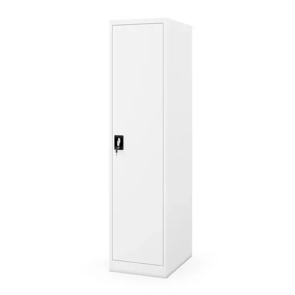 Dulap pentru dosare cu cheie alb ALEX D600 450 x 1850 x 600 mm Dulap pentru dosare cu cheie alb ALEX D600 450 x 1850 x 600 mm
