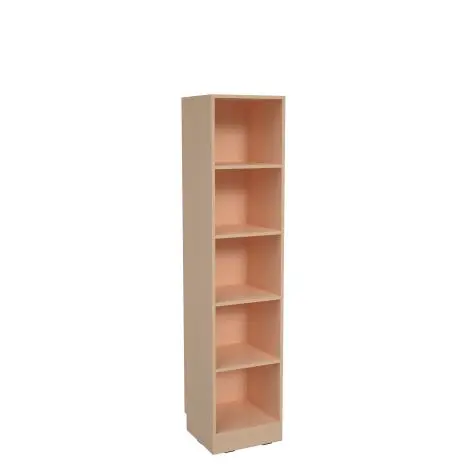 Dulap scolar inaltime 187 cm, ingust, pentru materiale didactice, culoare artar