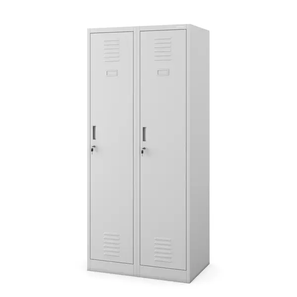 Dulap social cu patru compartimente KACPER, 800 x 1800 x 500 mm, gri Dulap social cu patru compartimente KACPER, 800 x 1800 x 500 mm, gri