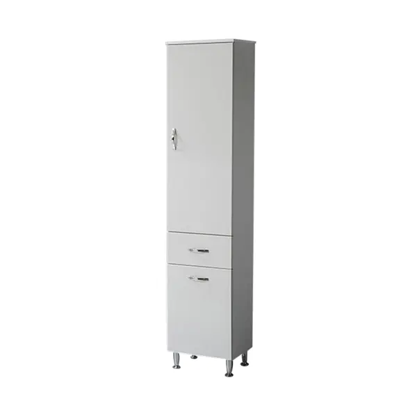 Dulap soldat baie Olimpos alb 40x190 cm