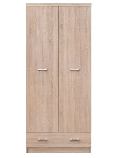 Dulap TOP MIX, 2 usi, 1 sertar, stejar sonoma, 80x57x183 cm