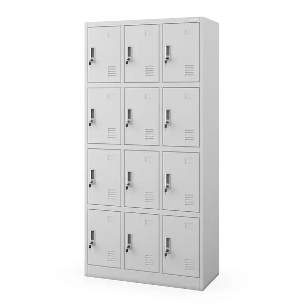 Dulap vestiar social MARCIN, 900 x 1850 x 400 mm, gri Dulap vestiar social MARCIN, 900 x 1850 x 400 mm, gri