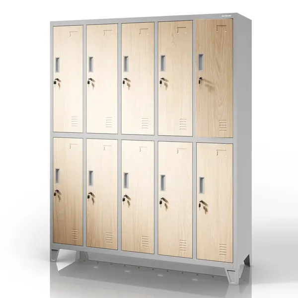 Dulap vestiar SSM 10 usi gri / stejar sonoma: Eco Design BARTEK 1360 x 1720 x 450 mm Dulap vestiar SSM 10 uși gri / stejar sonoma: Eco Design BARTEK 1360 x 1720 x 450 mm