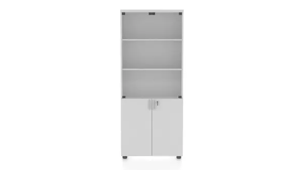 Dulap vitrina STANDARD, 80 x 40 x 192 cm, PAL, alb Dulap vitrina STANDARD, 80 x 40 x 192 cm, PAL, alb