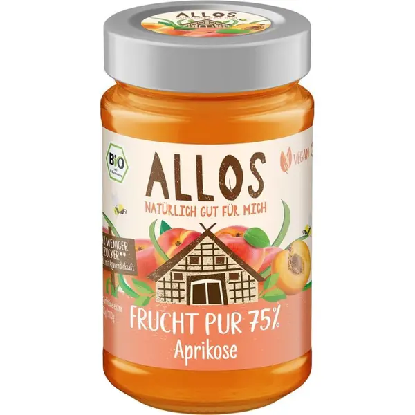 Dulceata de caise cu sirop de agave, eco - 250 g