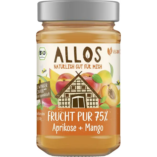 Dulceata de caise si mango cu sirop de agave, eco - 250 g