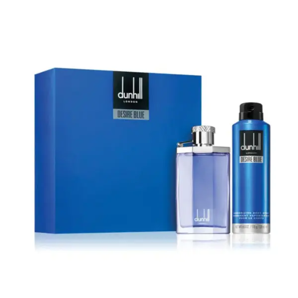 Dunhill Desire Blue Set cadou pentru bărbați Volum EDT 100 ml + 200 ml gel de duș + 226 ml spray deodorant