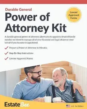 Durable General Power of Attorney Kit: Make Your Own Power of Attorney in Minutes, Paperback/Estatebee