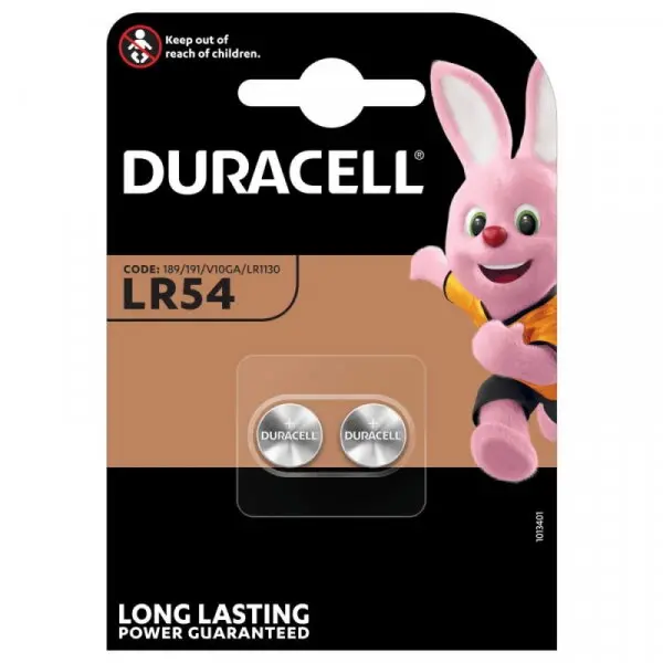 Duracell Baterie Duracell, LR54, Set 2 bucati