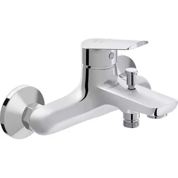 Duravit Baterie cada Duravit N15230000010, No.1 single lever bath mixer exposed, monocomanda, aparenta, cartus ceramic, diverter, crom