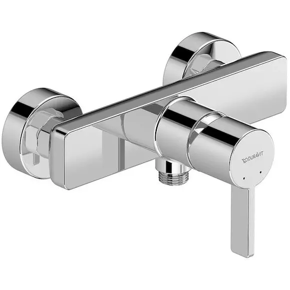 Duravit Baterie dus Duravit D-Neo DE4230000010, aparenta, monocomanda, cartus ceramic, Crom