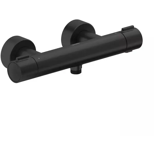 Duravit Baterie dus Duravit TH4220000046 Thermostatic, aparenta, cartus ceramic, termostat, negru mat