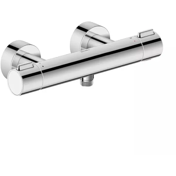 Duravit Baterie dus Duravit Thermostatic TH4220000010, aparenta, cartus ceramic, termostat, crom