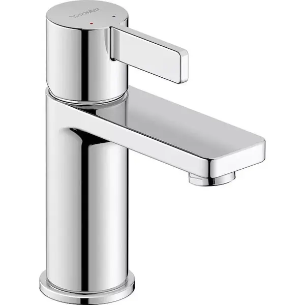 Duravit Baterie lavoar Duravit D-Neo DE1010002010, marime S, cartus ceramic, monocomanda, 151 mm, Crom