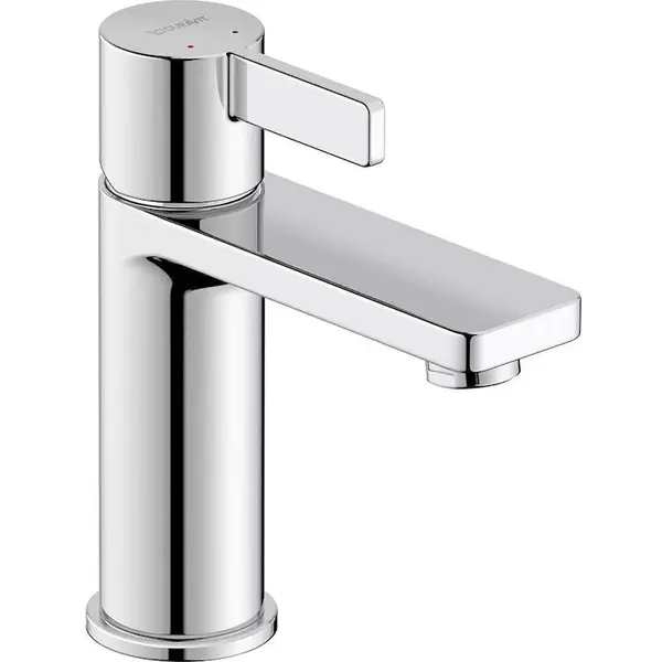 Duravit Baterie lavoar Duravit D-Neo DE1020002010, marime M, cartus ceramic, monocomanda, 165 mm, Crom