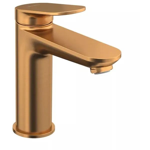 Duravit Baterie lavoar Duravit Wave WA1020002004, monocomanda, marime M, cartus ceramic, fara set de evacuare, bronz mat