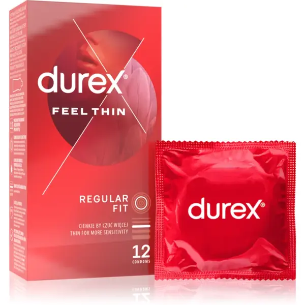 Durex Feel Thin prezervative 12 buc