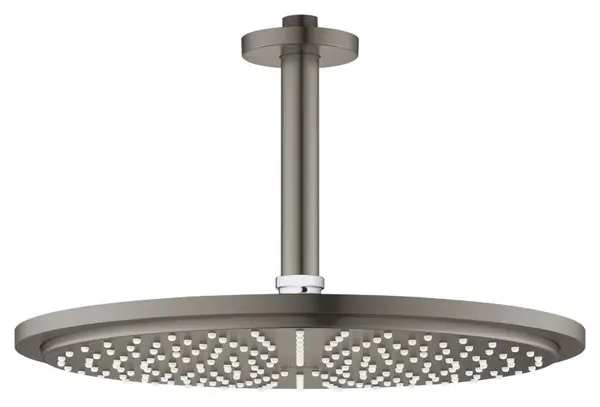 Dus fix Grohe Rainshower Cosmopolitan 310 26067AL0, 1/2 inch, montare pe tavan, 310 mm, 1 pulverizare, anti-calcar, mat, Hard Graphite