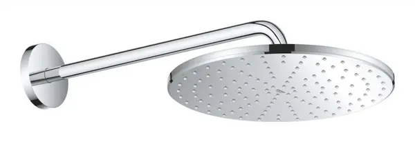Dus fix Grohe Rainshower Mono 310 26557000, 1/2'', 310 mm, 1 pulverizare, bara dus, anti-calcar, ornament, Crom