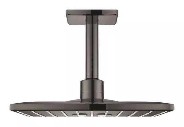 Dus fix Grohe SmartActive Cube, 26481A00, montare pe tavan, 310 mm, 2 functii, necesita valva, Grafit lucios