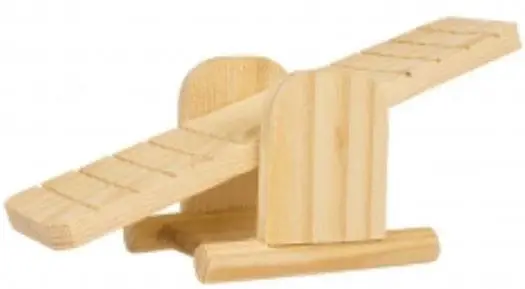 DUVO+ Balansoar din lemn pentru hamsteri 22x8x7,5cm