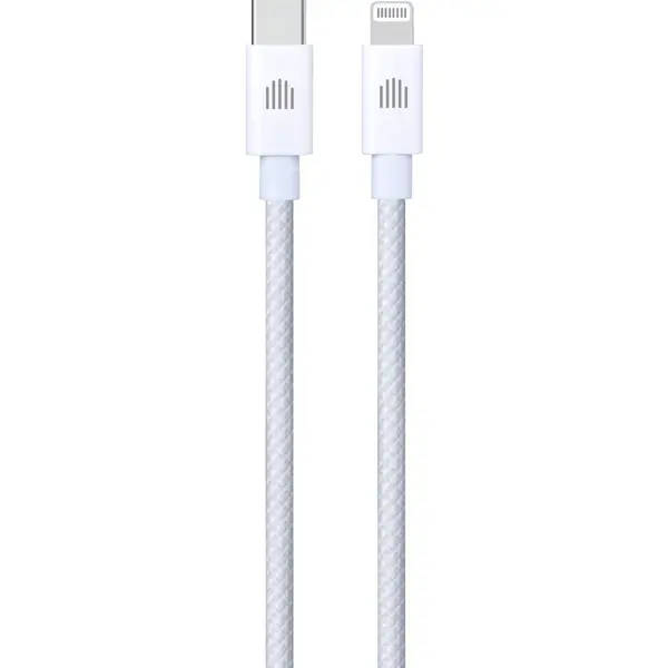 Dviced Dviced Cable USB-C to Lightning Nylon Textile 1,25m - White