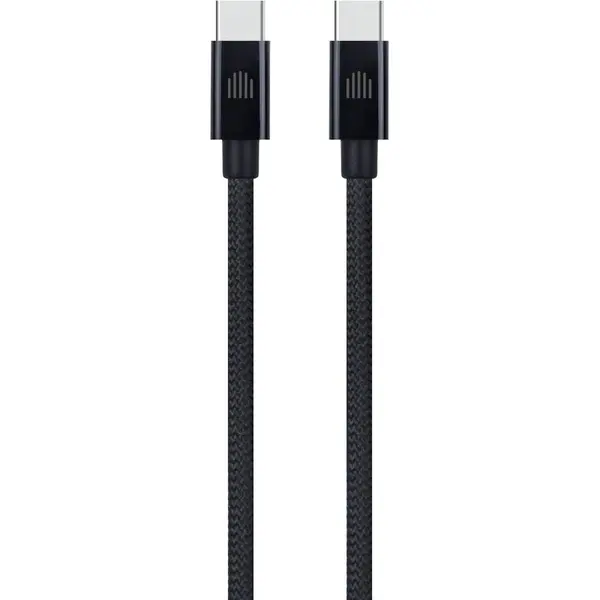 Dviced Dviced Cable USB-C to USB-C Nylon Textile 2m - Black