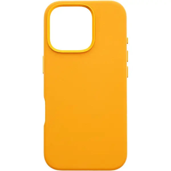 Dviced Dviced Leather case with magsafe for iPhone 16 Pro - Orange