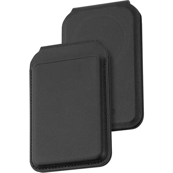 Dviced Dviced Leather magsafe foldable cardholder - Black