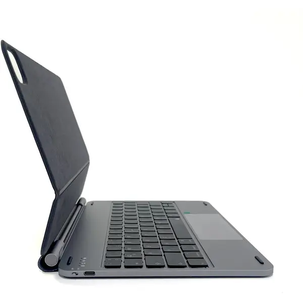 Dviced Dviced Magnetic Aluminium Keyboard Case for iPad Air/Pro 11-inch - HU - Dark Grey