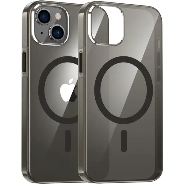 Dviced Dviced Magsafe iPhone 15 clear case - Black
