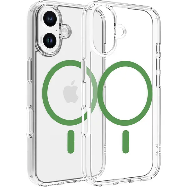 Dviced Dviced Magsafe iPhone 16 clear case - Green
