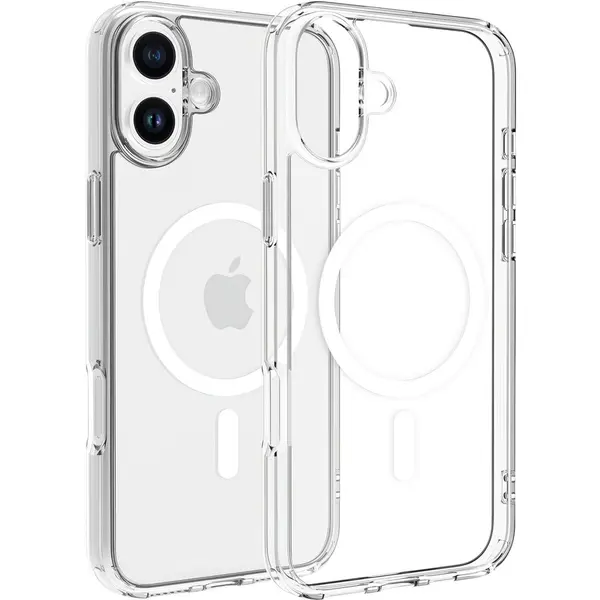Dviced Dviced Magsafe iPhone 16 Plus clear case - White