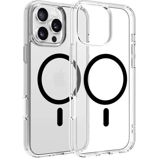 Dviced Dviced Magsafe iPhone 16 Pro Max clear case- Black