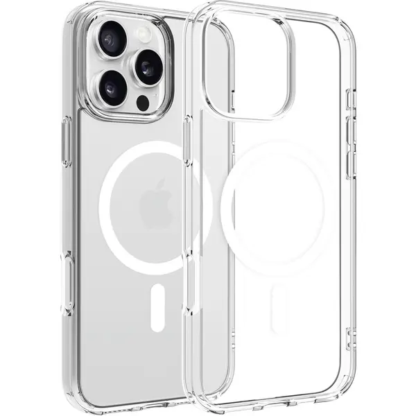 Dviced Dviced Magsafe iPhone 16 Pro Max clear case - White