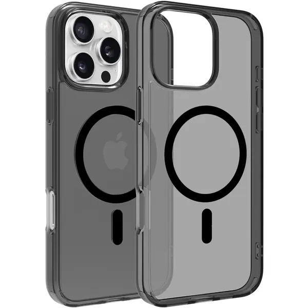 Dviced Dviced Magsafe iPhone 16 Pro Max smoke case - Black