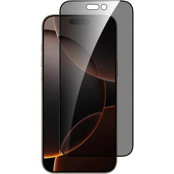 Dviced Dviced Privacy tempered glass screen protector edge to edge for iPhone 16 Pro with applicator Duo Pack
