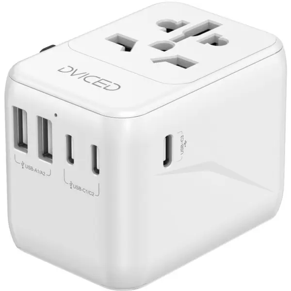 Dviced Dviced Universal travel adapter 28W - White