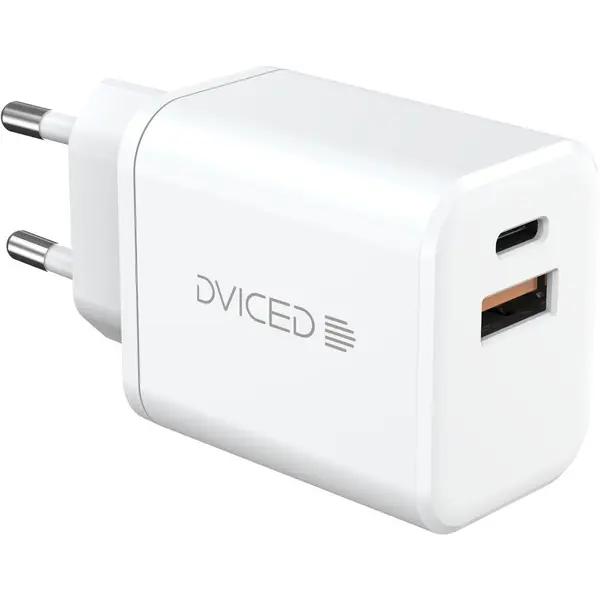 Dviced Dviced Wall charger 35W GaN 1 USB-A, 1 USB-C EU - White
