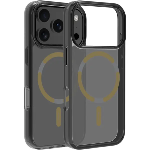 Dviced Husa Protectie Spate Dviced DV511052, MagSafe pentru Apple iPhone 17 Pro Smoke Case, Auriu