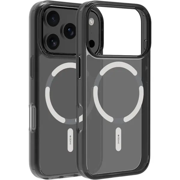 Dviced Husa Protectie Spate Dviced DV511056, MagSafe pentru Apple iPhone 17 Pro, Smoke Case, Argintiu
