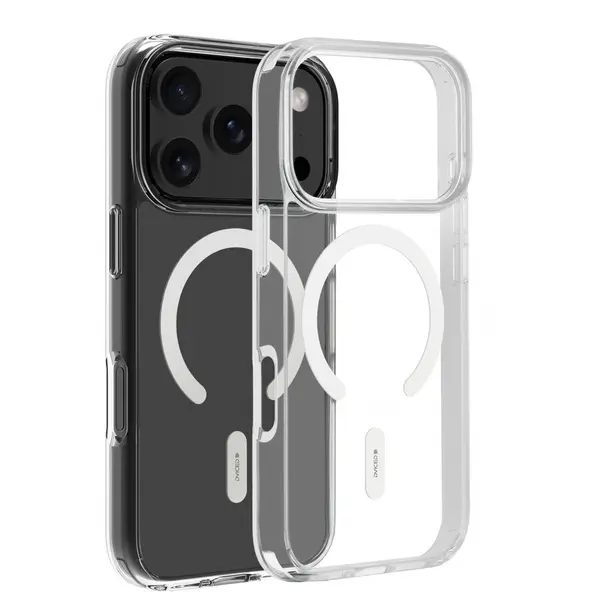 Dviced Husa telefon Dviced MagSafe Clear C pentru iPhone 17 Pro, Alba
