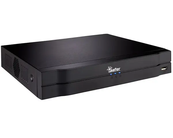 DVR 16 canale Safer, pana la 8MP 4K, Pentabrid, Functii AI, Recunoastere fete, SMD, Audio prin HDCVI, SAF-5116KL-i3