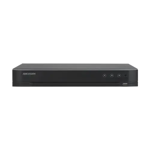 DVR 4 canale analog max. 8MP 4K, 4 canale IP max. 8MP 4K, AUDIO 'over coaxial', Alarma, 1U - HIKVISION iDS-7204HTHI-M1-S(4A+4/1ALM)