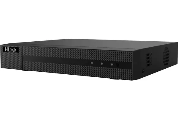 DVR 4 canale Hikvision HiLook DVR-204G-K1(S), 2MP Lite, HDTVI, 4x analog + 1 IP, 64Mbps, suporta HDD pana la 4TB