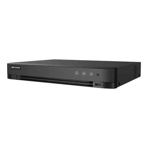DVR 4K, 8 canale, AcuSense, 2 x HDD, audio over coaxial, Smart Playback, Alarma - HIKVISION iDS-7208HTHI-M2-SA